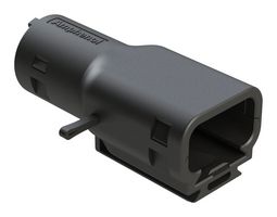AMPHENOL SINE/TUCHEL ATMBS-024-0305 Connector Backshell, Black, Backshell, Amphenol ATM06-2P 3 Pos Receptacle Rectangular Connector