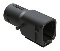 AMPHENOL SINE/TUCHEL ATMBS-030-0605 Connector Backshell, Black, Backshell, Amphenol ATM04-6P 6 Pos Receptacle Rectangular Connector