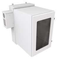 HAMMOND NWC18U2436WALG 19" Wall Cabinet, Window Door, 18U, Steel, Light Gray, 1.01 m, 622 mm, 920 mm