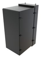 HAMMOND NWC27U2436SNBK Gabinete de Pared de 19", Puerta Sólida, 27U, Acero, Negro, 1.41 m, 622 mm, 920 mm