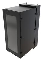 HAMMOND NWC27U2436WNBK Gabinete de Pared de 19", Puerta con Ventana, 27U, Acero, Negro, 1.41 m, 622 mm, 920 mm