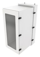 HAMMOND NWC27U2436WNLG 19" Wall Cabinet, Window Door, 27U, Steel, Light Gray, 1.41 m, 622 mm, 920 mm