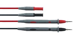 RIGOL LD-DM Test Lead Set, Test Tip Probe, Banana Plug Shrouded, Black, Red