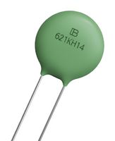 YAGEO 681KH14-AT TVS Varistor, 420 V, 560 V, 14D Series, 1.12 kV, Disc 14mm, Metal Oxide Varistor (MOV)