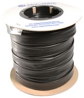 ALPHA WIRE F1051/2 BK005 Heat Shrink Tubing, FIT 105, 2:1, 0.5 ", 12.7 mm, Black, 100 ft, 30.5 m