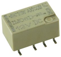 AXICOM - TE CONNECTIVITY IM06DGR Signal Relay, 12 VDC, DPDT, 5 A, IM Series, Surface Mount, Non Latching