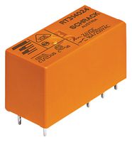 TE CONNECTIVITY - SCHRACK RT314524 Power Relay, SPDT, 24 VAC, 16 A, RT1 Series, Through Hole, AC
