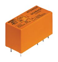 TE CONNECTIVITY - SCHRACK RT424005 Power Relay, DPDT, 5 VDC, 8 A, RT2 Series, Through Hole, Non Latching