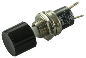 MULTICOMP PRO R13-24AL-05-BB Pushbutton Switch, 7.2 mm, SPST-NO, Off-(On), Round, Black