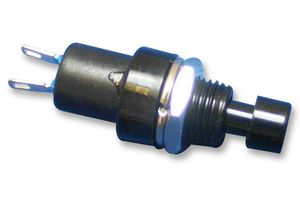 MULTICOMP PRO R13-509A-05-BB Pushbutton Switch, 7 mm, SPST-NO, Off-(On), Round, Black