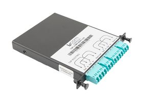L-COM TAP-LCM4-6040-LGX Fiber Optic Adapter, LC, LC, Straight Panel Adapter