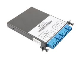 L-COM TAP-LCSM-6040-LGX Fiber Optic Adapter, LC, LC, Straight Panel Adapter