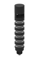 BANNER ENGINEERING TL50PBL6AOSQ TL50 PRO TOWER LIGHT WITH OMNIDIRECTIONAL AUDIBLE, BEACON BLACK HOUSING: 6 LIGHTED SEGMENTS