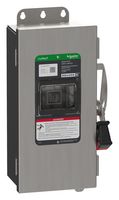 SQUARE D BY SCHNEIDER ELECTRIC VHU361DSGL Switch Disconnector, Non Fusible, 3PST-NO, 3 Pole, 600 V, 30 A, NEMA 4X, Surface Mount