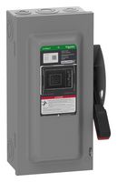 SQUARE D BY SCHNEIDER ELECTRIC VHU362 Desconector de Interruptor, Sin Fusible, 3PST-NA, 3 polos, 600 V, 60 A, NEMA 1, Montaje Superficial