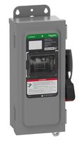 SQUARE D BY SCHNEIDER ELECTRIC VH221AWKGL Switch Disconnector, Fusible, DPST-NO, 2 Pole, 240 V, 30 A, NEMA 12, Surface Mount