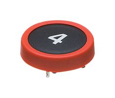 SCHURTER 1241.1113.7098 Tactile Switch, MCS18 Front Series, Top Actuated, Panel Mount, Round Button, 300 gf