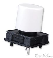 SCHURTER 1241.1082.8 Tactile Switch, MTG Series, Top Actuated, Through Hole, Round Button, 250 gf, 125mA at 48VDC