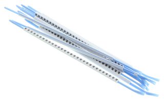 PANDUIT PCA07-8 Wire Marker, Clip On Pre Printed, 8, Black, White, 2.5 mm