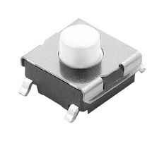 OMRON ELECTRONIC COMPONENTS B3FS-1012P Tactile Switch, B3FS Series, Top Actuated, Surface Mount, Round Button, 150 gf, 50mA at 24VDC