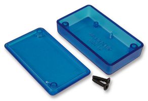 HAMMOND 1551JTBU Plastic Enclosure, Miniature, IP54, Handheld, Plastic, 59.9 mm, 35 mm, 15 mm, IP54