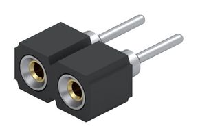 MILL-MAX 310-41-102-41-001000 IC & Component Socket, 2 Contacts, SIP Socket, 2.54 mm, 310 Series, Beryllium Copper