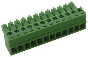 MULTICOMP EBK-12-B Pluggable Terminal Block, Eurostyle, 3.81 mm, 12 Positions, 24 AWG, 12 AWG, Screw