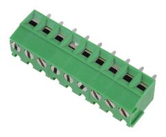 MULTICOMP PRO MB332-350M09 Wire-To-Board Terminal Block, Eurostyle, 3.5 mm, 9 Positions, 26 AWG, 16 AWG, Screw