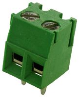 MULTICOMP PRO MB332-350M10 Wire-To-Board Terminal Block, Eurostyle, 3.5 mm, 10 Positions, 26 AWG, 16 AWG, Screw