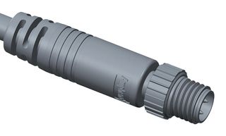 AMPHENOL LTW 8-04AMMM-SL7A01 Sensor Cable, A Coded, M8 Receptacle, Free End, 4 Positions, 1 m, 3.3 ft, M Series