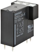 OMRON ELECTRONIC COMPONENTS G2RG-2A-X DC12 Power Relay, DPST-NO, 12 VDC, 10 A, G2R Series, Through Hole, Non Latching