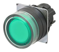 OMRON INDUSTRIAL AUTOMATION A22NZ-BGM-TGA Switch Actuator, Omron A22N Series Pushbutton Switches, IP66, A22N Series