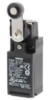 OMRON INDUSTRIAL AUTOMATION D4N-4122 Limit Switch, Roller Lever, DPST-NO/NC, 3 A, 240 V, 5 N, D4N Series