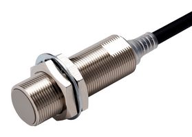 OMRON INDUSTRIAL AUTOMATION E2E-X5B1DL18 2M Inductive Proximity Sensor, 5mm, 3-Wire/PNP/NO/IO-Link, 2m Cable, 77mm, 10V to 30V, IP67/IP67G/IP69K
