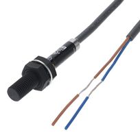 OMRON INDUSTRIAL AUTOMATION E2EF-QX2D1 2M Inductive Proximity Sensor, 2mm, 2-Wire/NO, 2m Cable, 10V to 30V, IP67