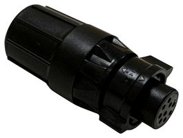 SWITCHCRAFT/CONXALL W3280-9SG-P-450 Circular Connector, UV Resistant, Size 20, Sealed Circular Connector