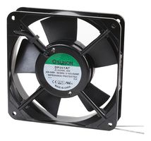 SUNON DP201AT/2122HBL.GN AC Axial Fan, 220V to 240V, Square, 120 mm, 25 mm, Precision Ball Bearing, 80 CFM