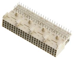 AMPHENOL COMMUNICATIONS SOLUTIONS HM1F43TAP000H6LF Connector, FCI Metral Series, 96 Contacts, 2 mm, Receptacle, Through Hole, 4 Rows