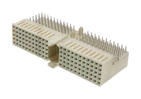 AMPHENOL COMMUNICATIONS SOLUTIONS HM2R10PA5108E9LF Connector, R/A, Hard Metric, Millipacs Series, 110 Contacts, 2 mm, Receptacle, Press Fit, 5 Rows