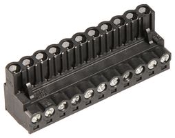 WEIDMULLER 1955480000 Terminal de Bloque Enchufable, 5 mm, 11 Posiciones, 30 AWG, 12 AWG, 4 mm², Tornillo