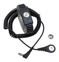 DESCO 09204 Wristband, Adjustable, Snap, Onyx, 6ft