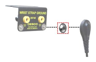 DESCO 09742 Parking Snap Adapter, Jewel MagSnap, 4 mm Snap