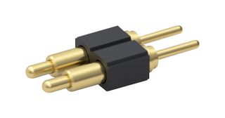 MILL-MAX 836-22-002-10-001101 Conector por Resorte, Cabezal de Pin Pogo, 2 mm, 1 Hilera, 2 Contactos, Through Hole