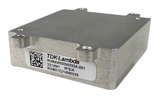 TDK-LAMBDA RGB12400W060A-003 Non Isolated POL DC/DC Converter, ITE & Industrial, Sixteenth Brick, 400 W, 800 mV, 8 V, 60 A