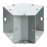 NVENT HOFFMAN F44G45E Raceway Duct Fitting, Steel, 4 ", 3.38 ", LAY-IN Wireway Series