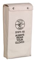 KLEIN TOOLS 5121-19 GLOVE BAG, NO. 4 CANVAS, 19-INCH ROHS COMPLIANT: NA