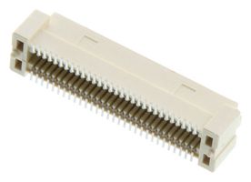 AMPHENOL COMMUNICATIONS SOLUTIONS 61082-062400LF Mezzanine Connector, Receptacle, 0.8 mm, 2 Rows, 60 Contacts, Surface Mount, Copper, Nickel