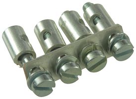 WEIDMULLER 033720 Q4 (SAK2.5) Jumper (Busbar), Cross Connector, Screw-In Cross-Connector, SAK 2.5 Modular Terminals, 4 Positions