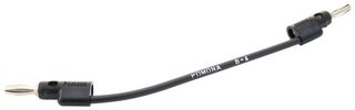 POMONA B-4-0 B Stack-Up Banana Plug Both Ends, 4, Black