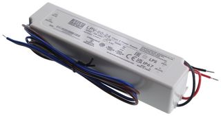 MEAN WELL LPV-60-24 Driver LED, ITE, 60 W, 24 V, 2.5 A, Voltaje Constante, 90 V